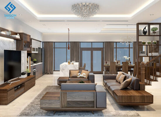 Thiết kế nội thất biệt thự nhà chị Hồng - Đồng Nai