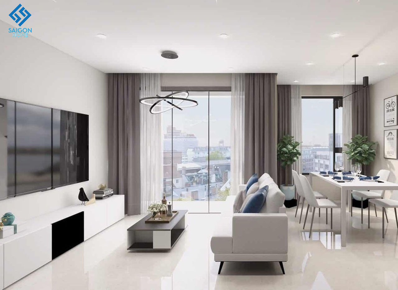Thiết kế nội thất chung cư Chị Thanh - Vũng tàu Thiết kế chung cư tại Vũng tàu
