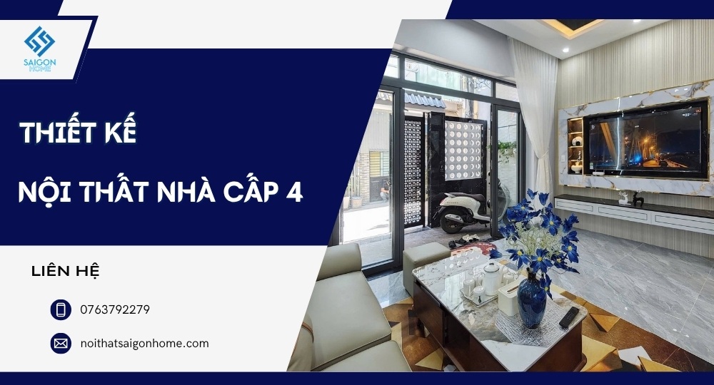 45+ mẫu thiết kế nội thất nhà cấp 4 đẹp hiện đại TỐI ƯU
