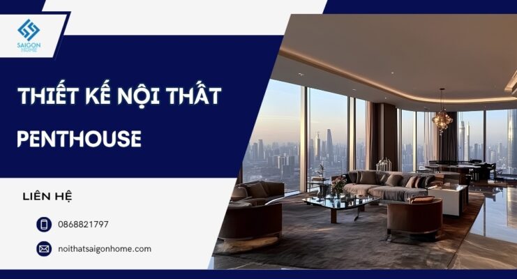 10+ mẫu thiết kế nội thất Penthouse ĐẲNG CẤP hiện đại