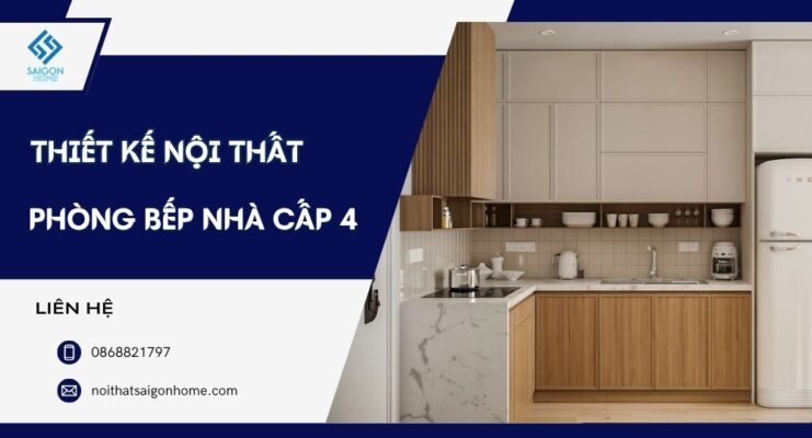 42+ mẫu thiết kế nội thất phòng bếp nhà ống đẹp TIỆN NGHI - Nội Thất Sài Gòn Home