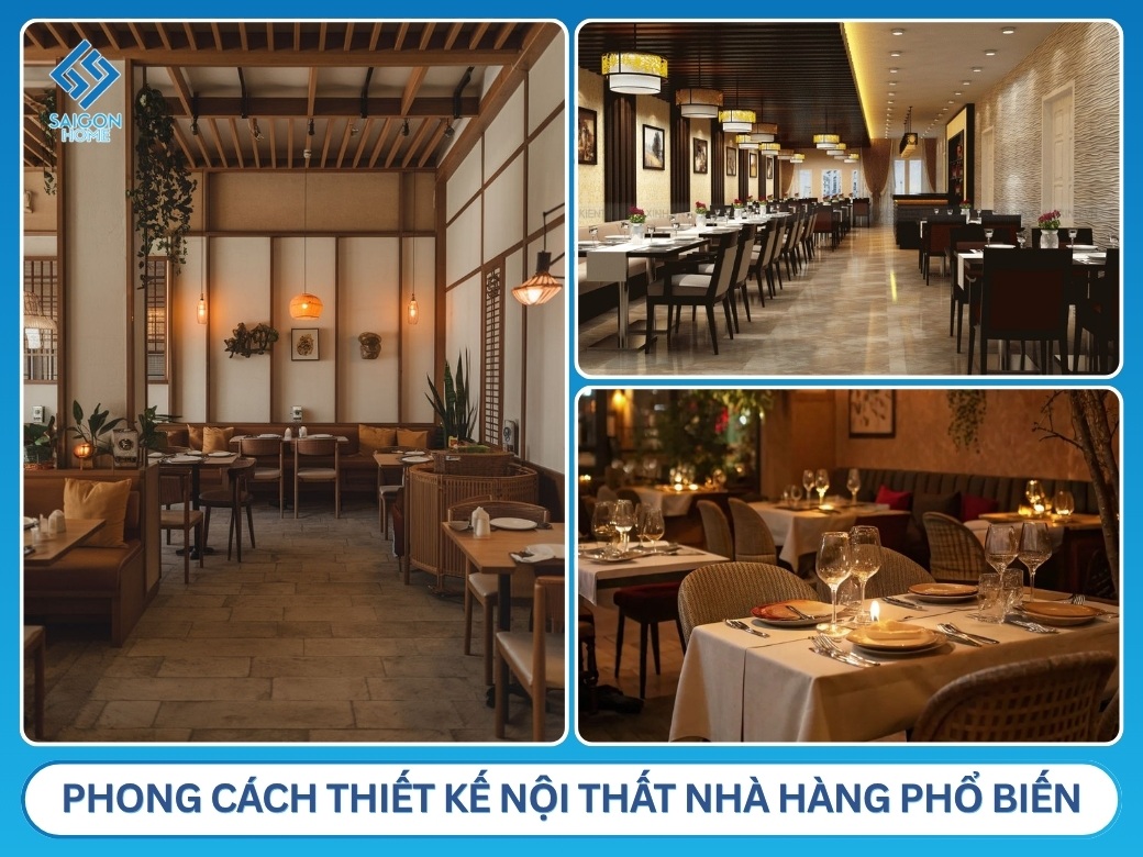87+ mẫu thiết kế nội thất nhà hàng đẹp hiện đại HÚT KHÁCH phong cách thiết kế nội thất nhà hàng phổ biến
