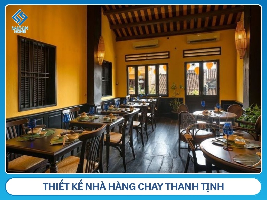 87+ mẫu thiết kế nội thất nhà hàng đẹp hiện đại HÚT KHÁCH Thiết kế nhà hàng chay thanh tịnh