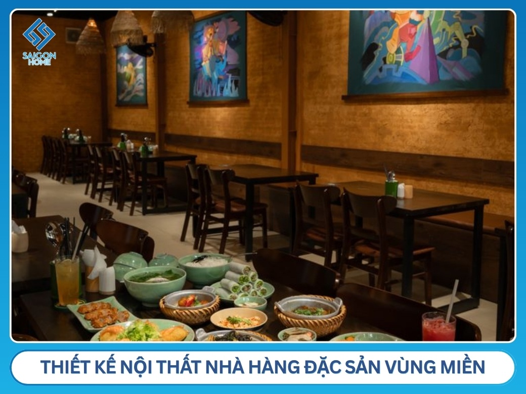 87+ mẫu thiết kế nội thất nhà hàng đẹp hiện đại HÚT KHÁCH Thiết kế nội thất nhà hàng đặc sản vùng miền