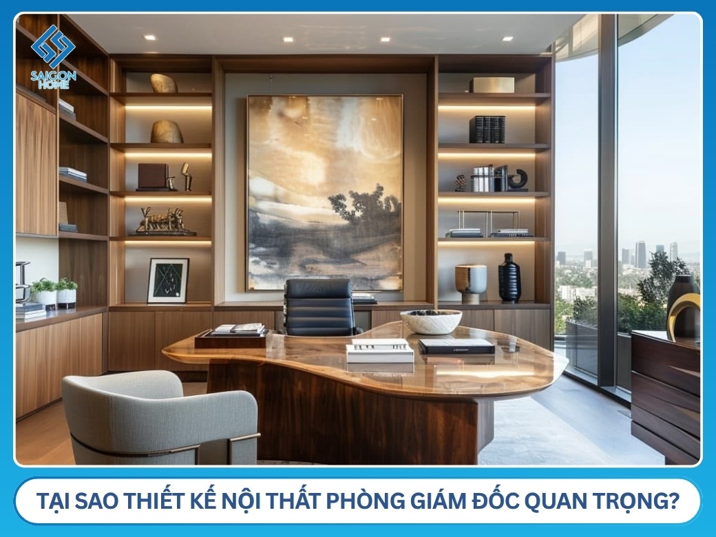 Top 8 mẫu thiết kế nội thất phòng giám đốc ĐẲNG CẤP Tại sao thiết kế nội thất phòng giám đốc quan trọng?