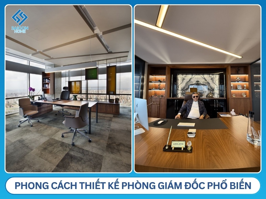 Top 8 mẫu thiết kế nội thất phòng giám đốc ĐẲNG CẤP phong cách thiết kế phòng giám đốc phổ biến