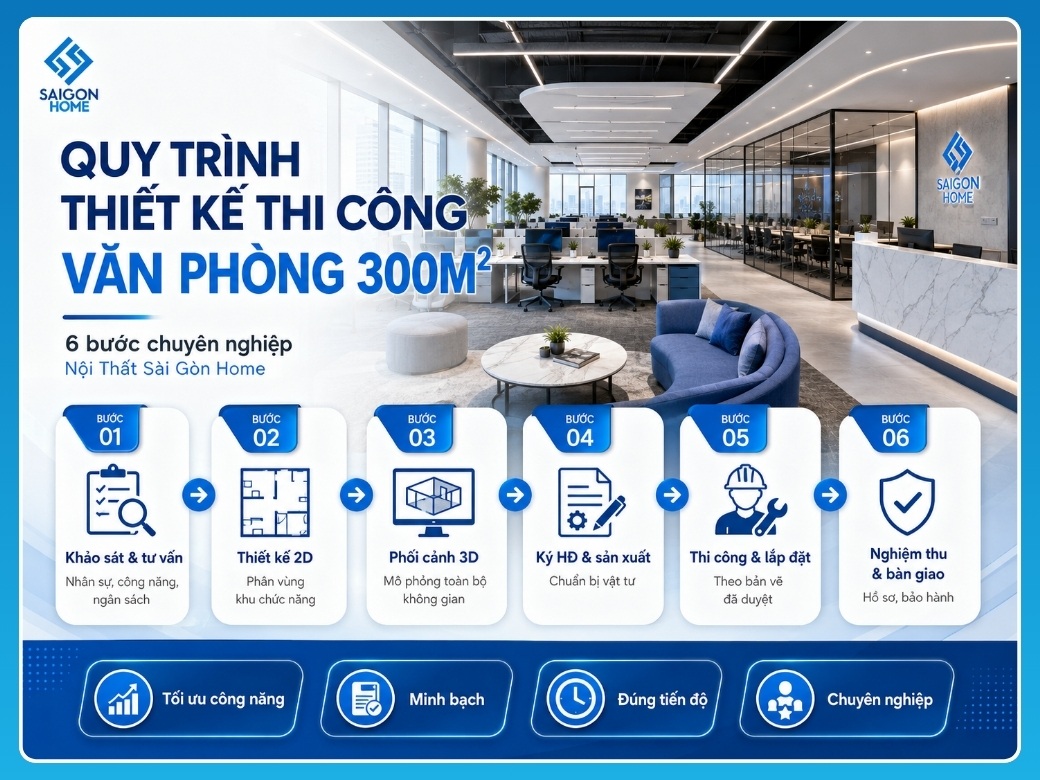 34+ mẫu thiết kế văn phòng 300m2 đẹp HIỆN ĐẠI Quy trình 6 bước thiết kế thi công văn phòng 300m2