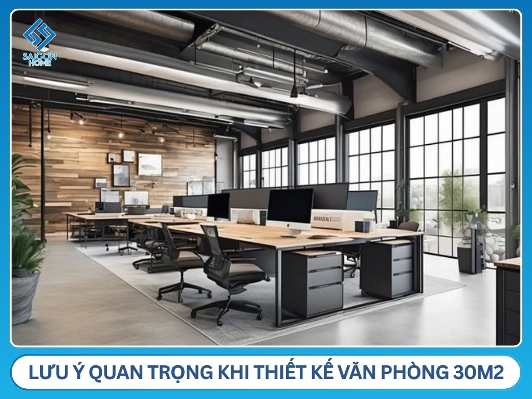 25+ mẫu thiết kế văn phòng 30m2 hiện đại CHUYÊN NGHIỆP lưu ý quan trọng khi thiết kế văn phòng 30m2