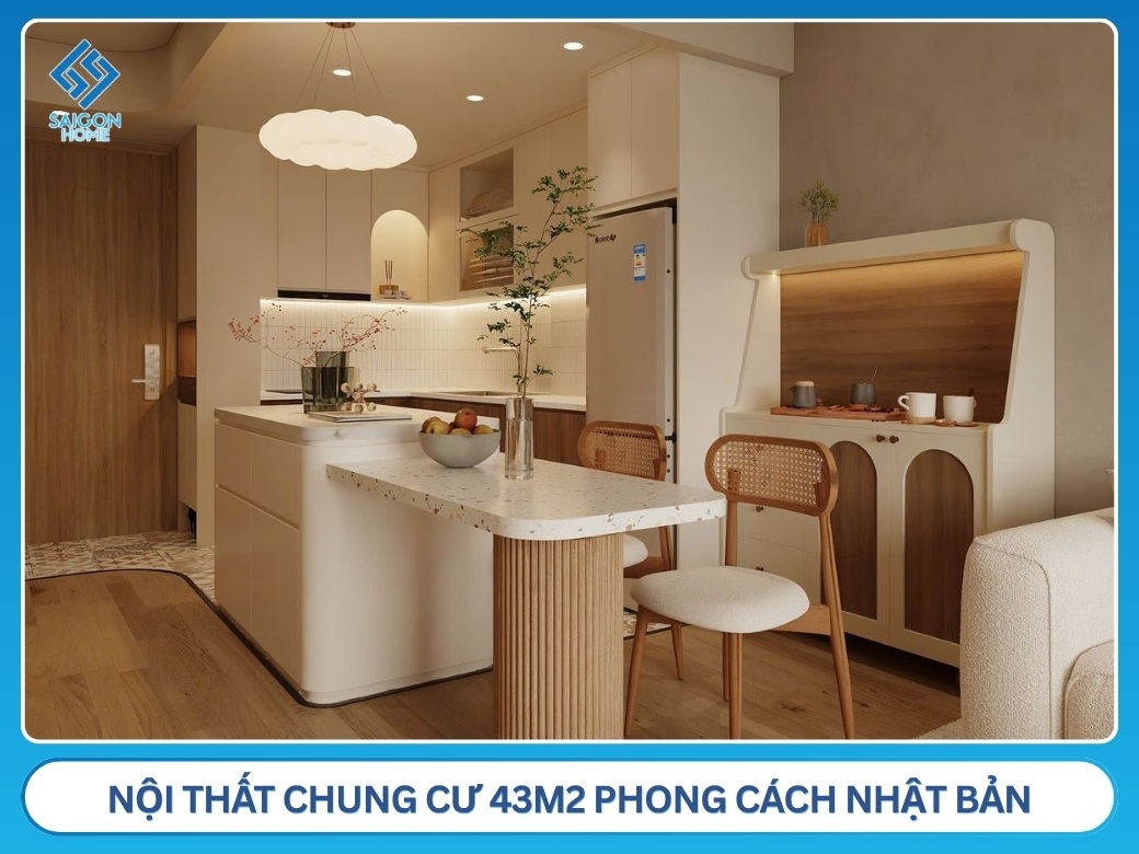 61+ mẫu thiết kế nội thất chung cư 43m2 đẹp HIỆN ĐẠI Ý tưởng nội thất chung cư 43m2 phong cách Nhật Bản