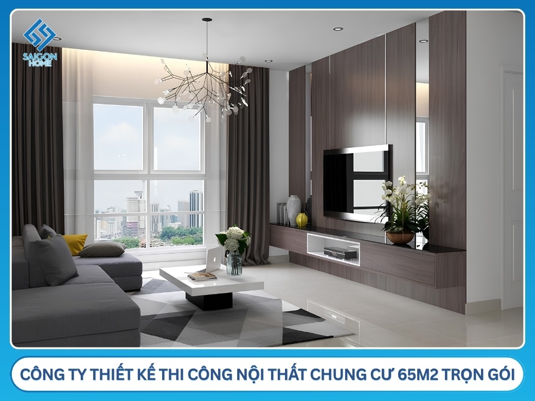 79+ mẫu thiết kế nội thất chung cư 65m2 hiện đại ĐẸP tối ưu Công ty thiết kế thi công nội thất chung cư 65m2 trọn gói giá tốt tại TPHCM