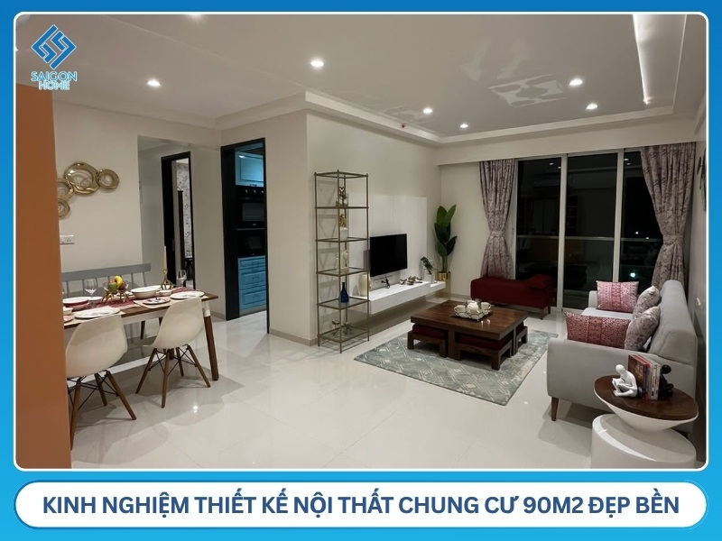 54+ mẫu thiết kế nội thất chung cư 90m2 ẤN TƯỢNG tiện nghi Kinh nghiệm thiết kế nội thất chung cư 90m2 đẹp và bền