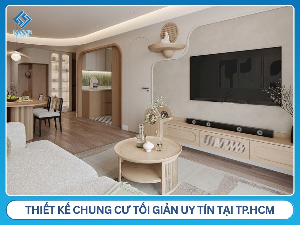 Nội Thất Sài Gòn Home – Thiết kế chung cư tối giản uy tín tại TP.HCM