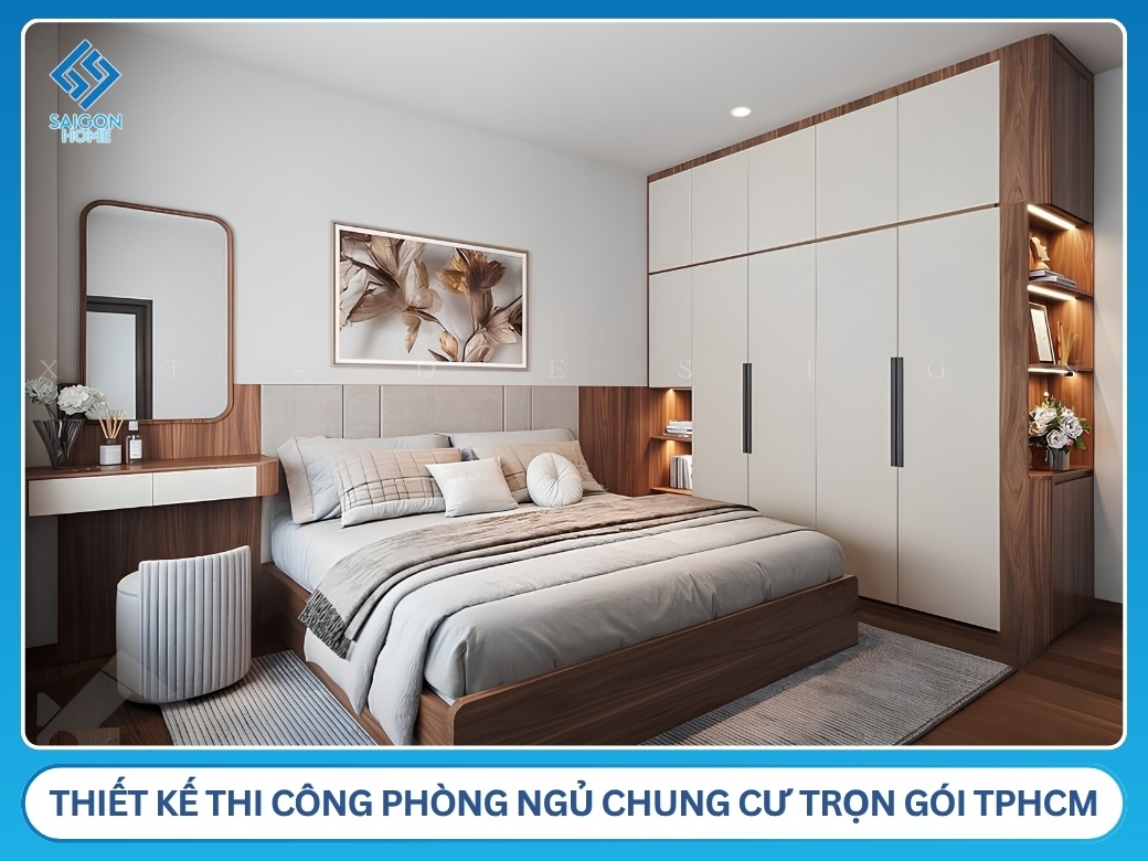 22+ mẫu thiết kế phòng ngủ chung cư đẹp HIỆN ĐẠI Công ty thiết kế thi công phòng ngủ chung cư trọn gói uy tín TPHCM
