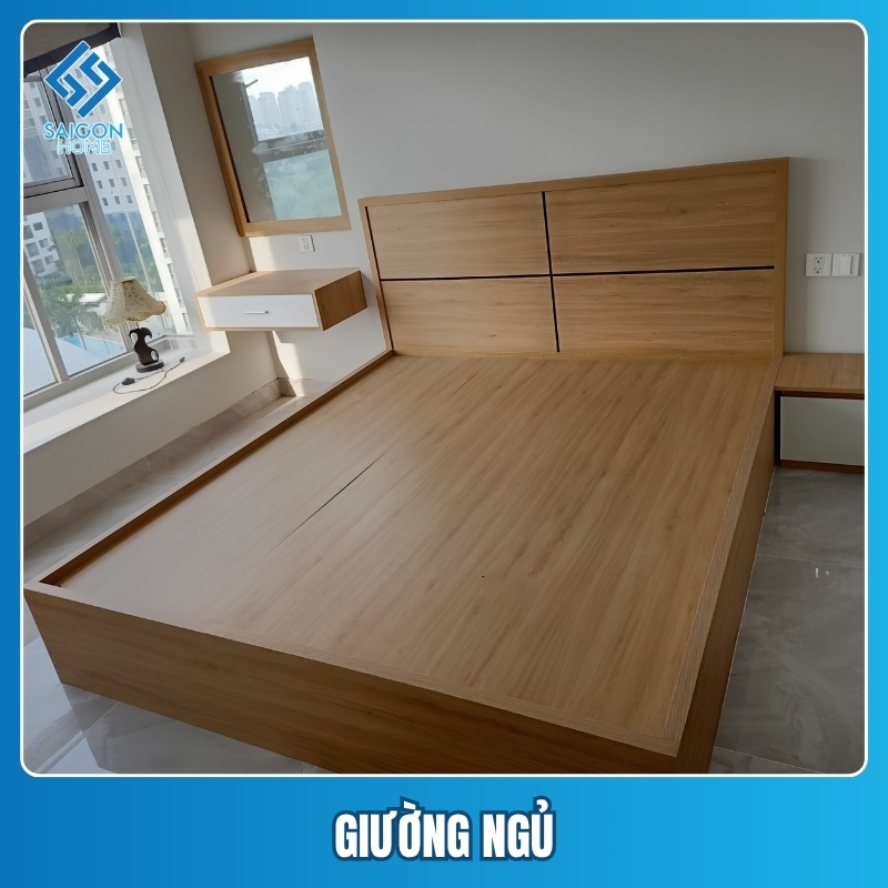 Giường ngủ gỗ hiện đại thông minh GIÁ TỐT tại TPHCM