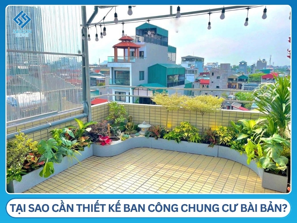 15+ ý tưởng thiết kế ban công chung cư đẹp TỐI ƯU diện tích Tại sao cần thiết kế ban công chung cư bài bản?