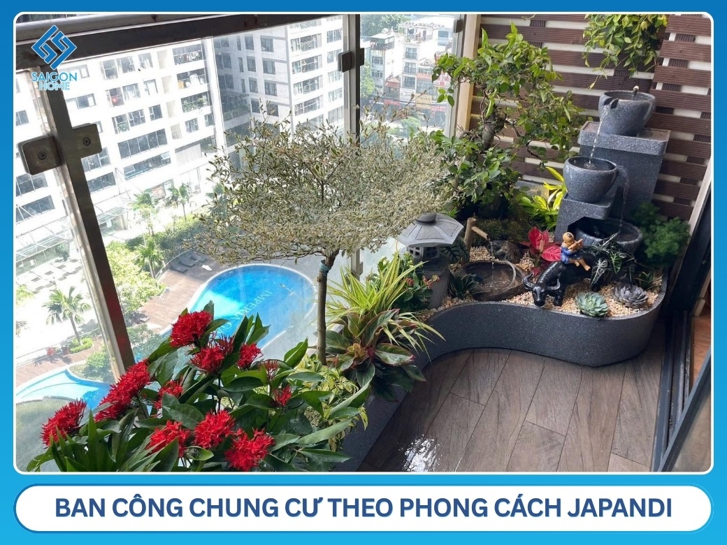 15+ ý tưởng thiết kế ban công chung cư đẹp TỐI ƯU diện tích Ban công chung cư theo phong cách Japandi