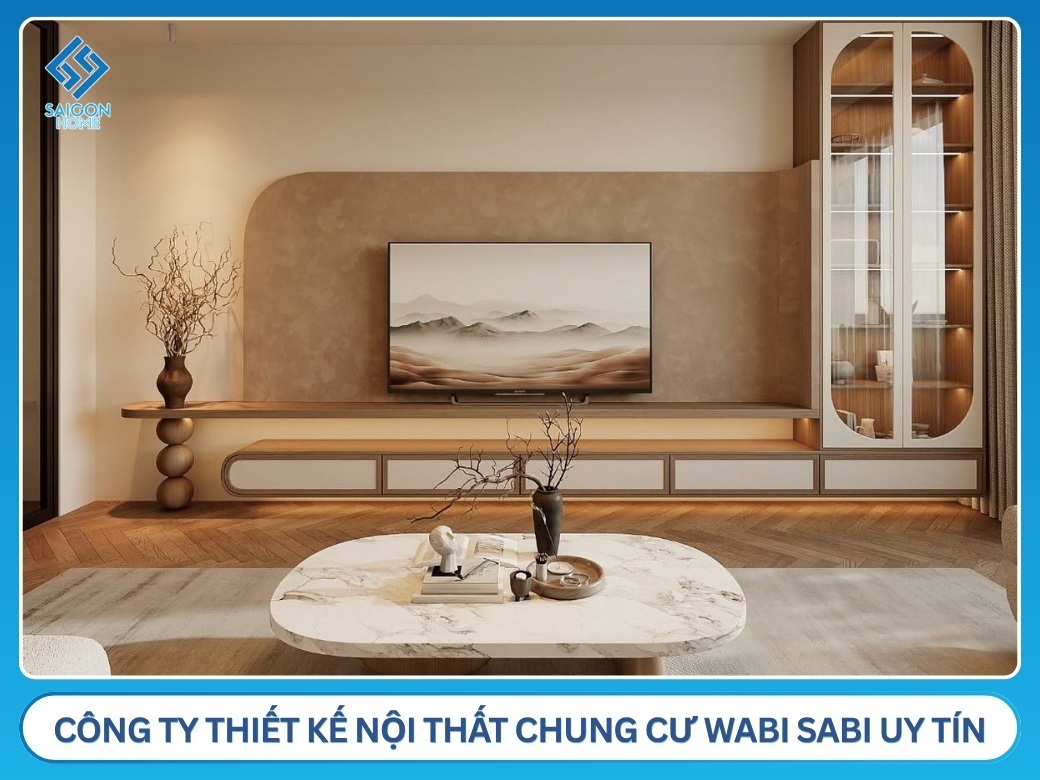 24+ mẫu thiết kế nội thất chung cư Wabi Sabi TINH TẾ Công ty thiết kế nội thất chung cư Wabi Sabi uy tín giá tốt tại TPHCM