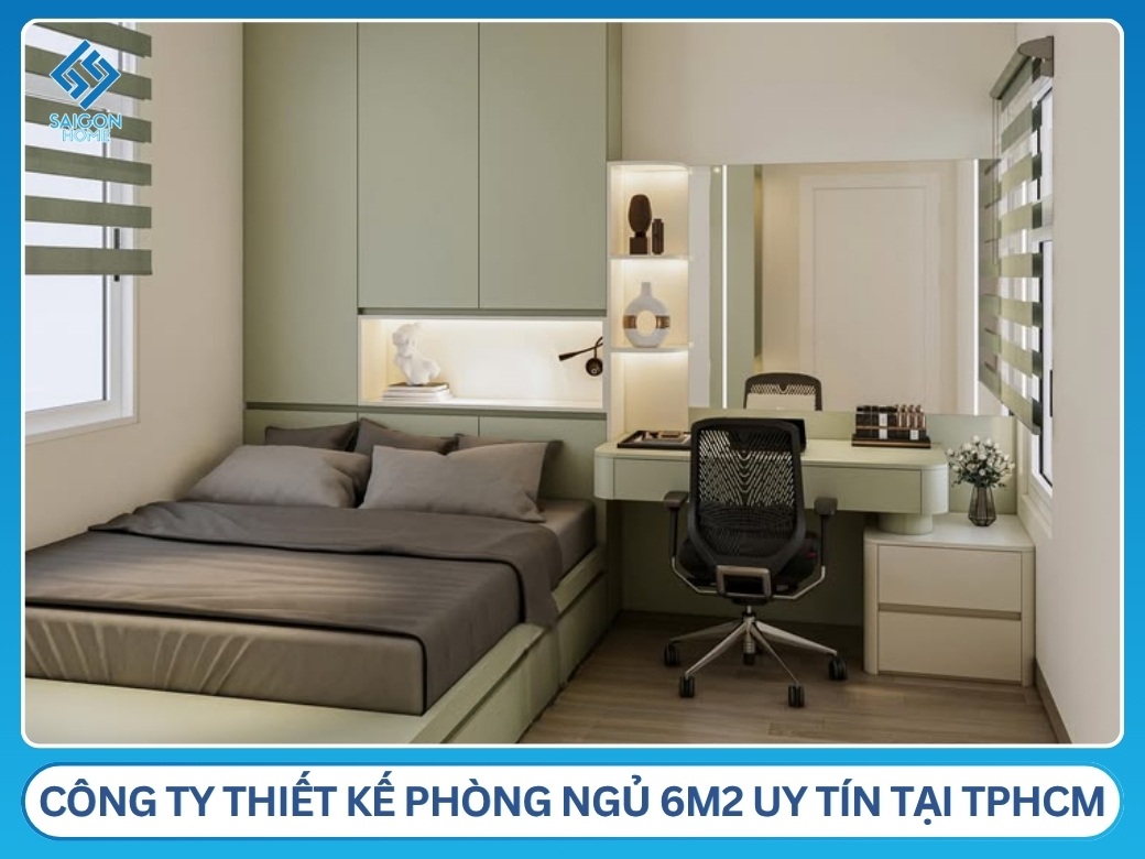 67+ mẫu thiết kế phòng ngủ 6m2 ĐẸP tối ưu diện tích Đơn vị thiết kế phòng ngủ 6m2 uy tín chuyên nghiệp tại TPHCM