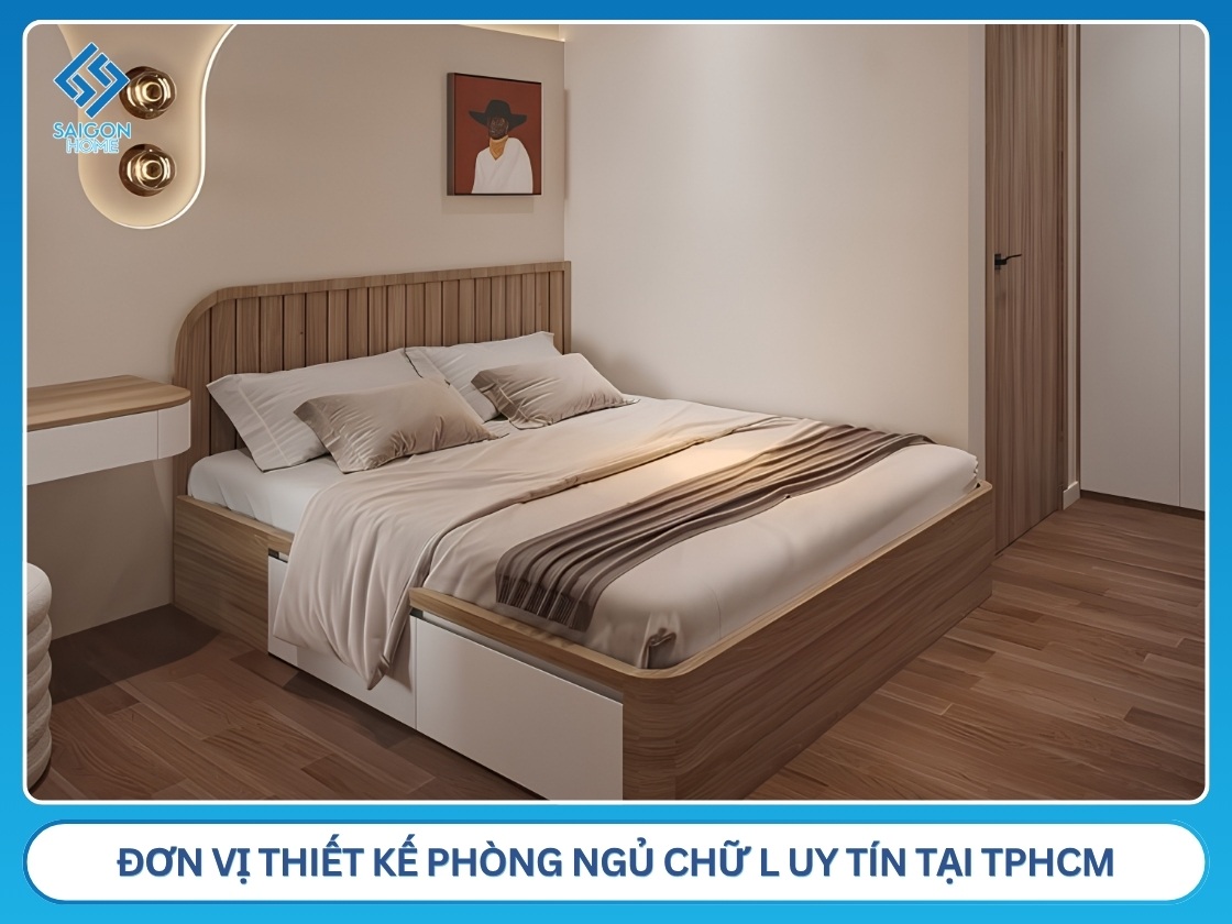 Nội Thất Sài Gòn Home – Đơn vị thiết kế phòng ngủ chữ L uy tín tại TPHCM
