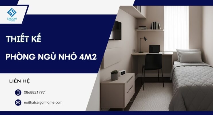 18+ ý tưởng thiết kế phòng ngủ nhỏ 4m2 TIỆN NGHI