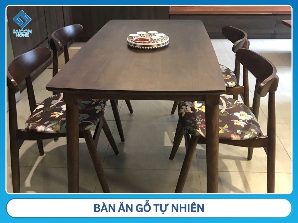 Bàn ăn gỗ tự nhiên