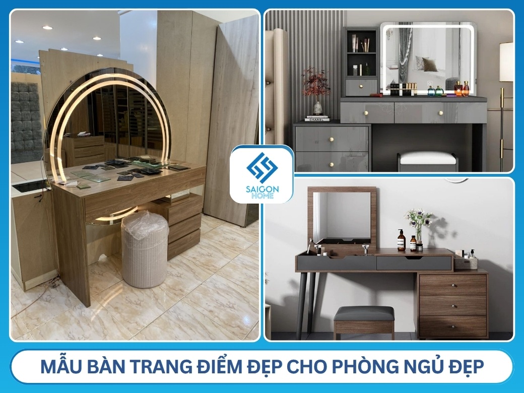mẫu bàn trang điểm đẹp cho phòng ngủ đẹp