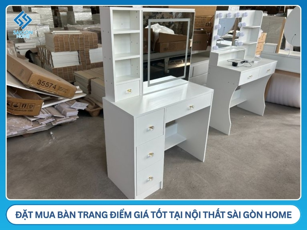 Đặt mua bàn trang điểm chất lượng giá tốt tại Nội Thất Sài Gòn Home