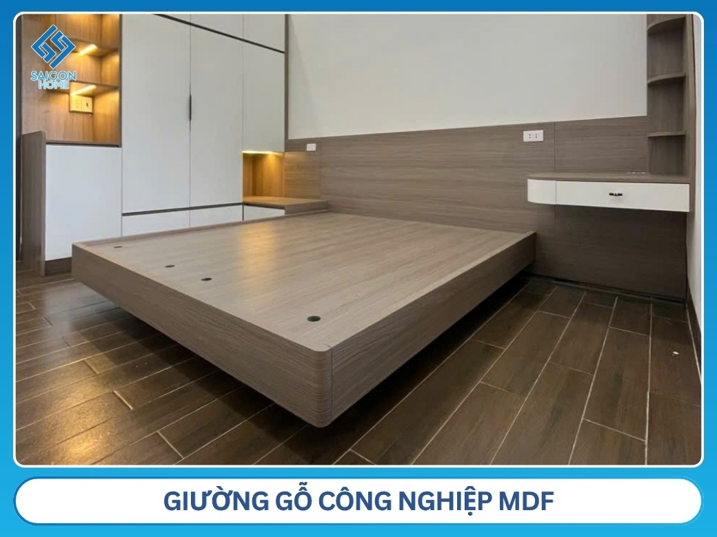Giường gỗ MDF
