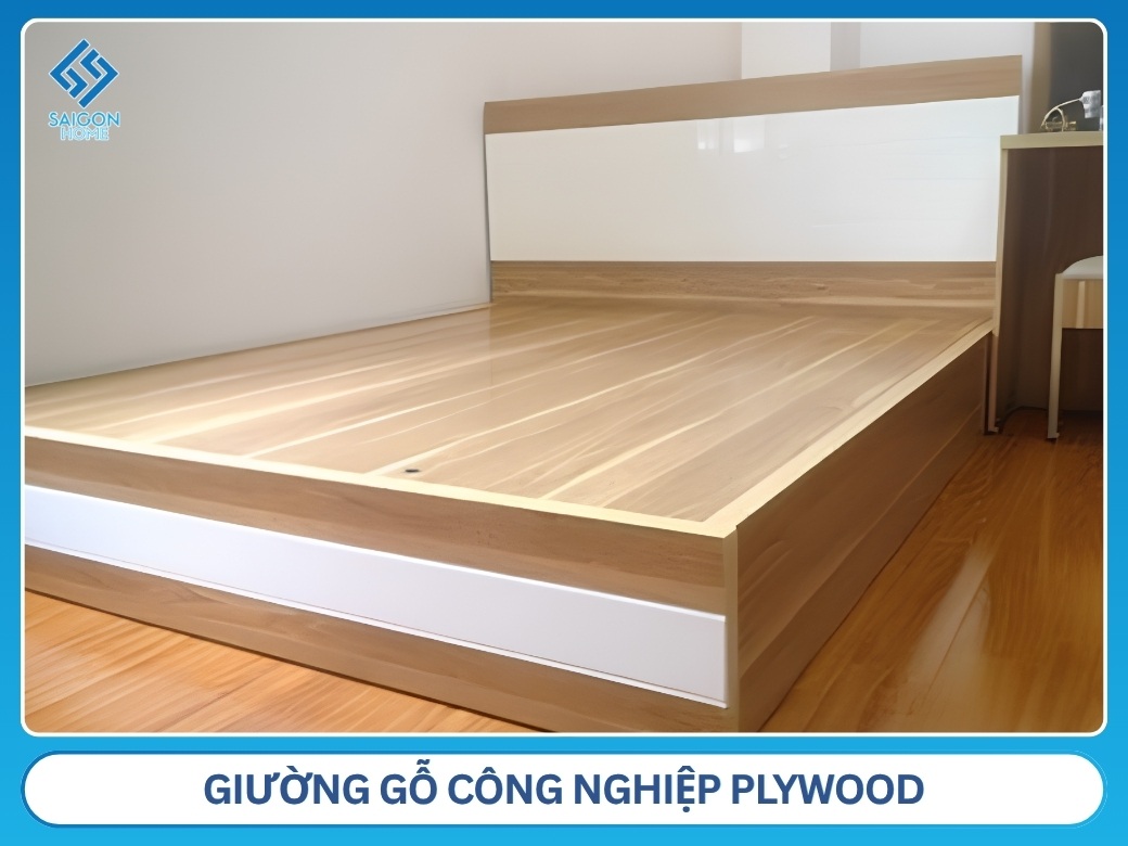 Giường gỗ Plywood