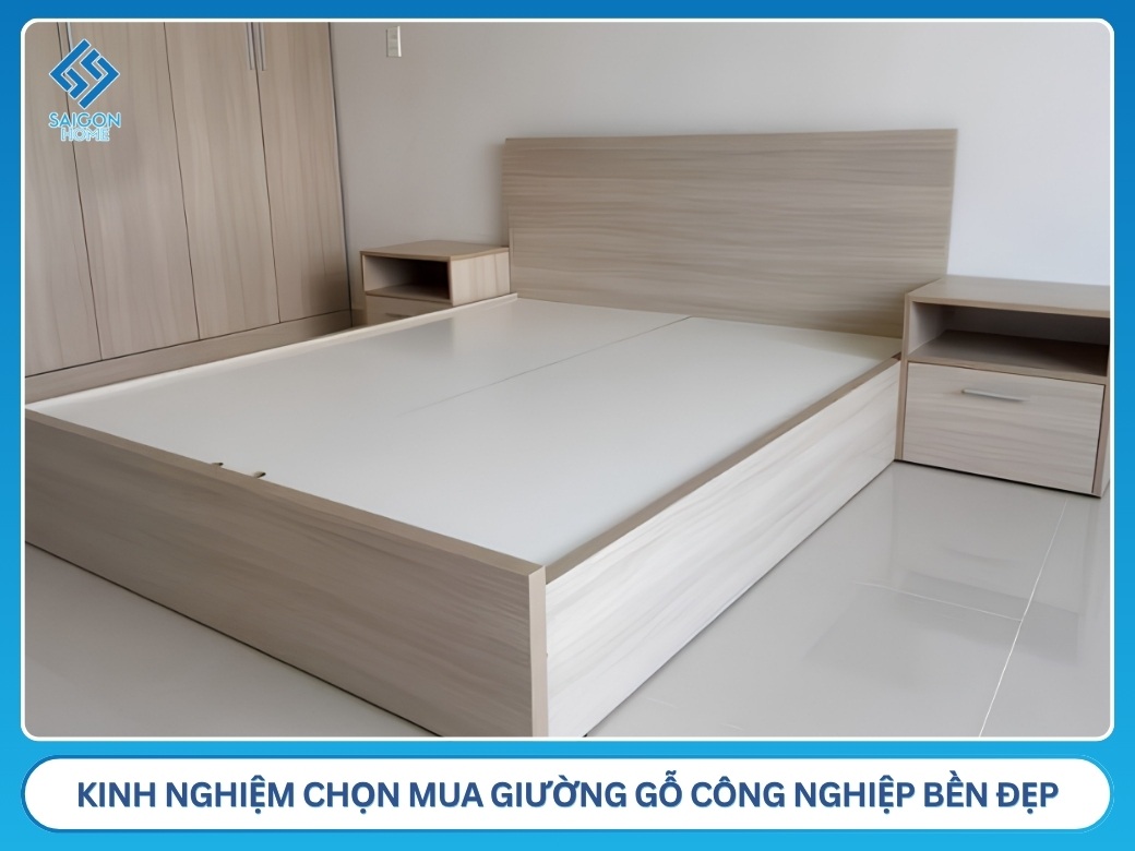 Kinh nghiệm chọn mua giường gỗ công nghiệp bền đẹp