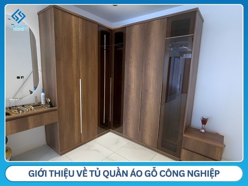 Giới thiệu về tủ quần áo gỗ công nghiệp
