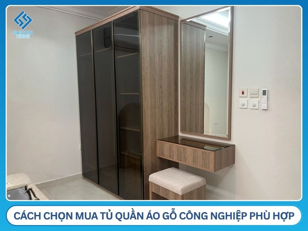 Cách chọn mua tủ quần áo gỗ công nghiệp phù hợp