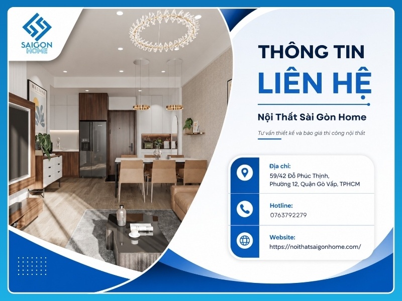 Giới thiệu Thông tin liên hệ Nội Thất Sài Gòn Home