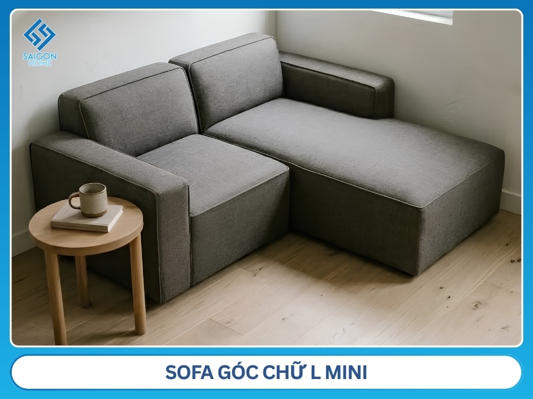 Sofa góc chữ L mini