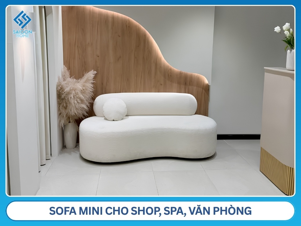 Sofa mini cho shop, spa, văn phòng