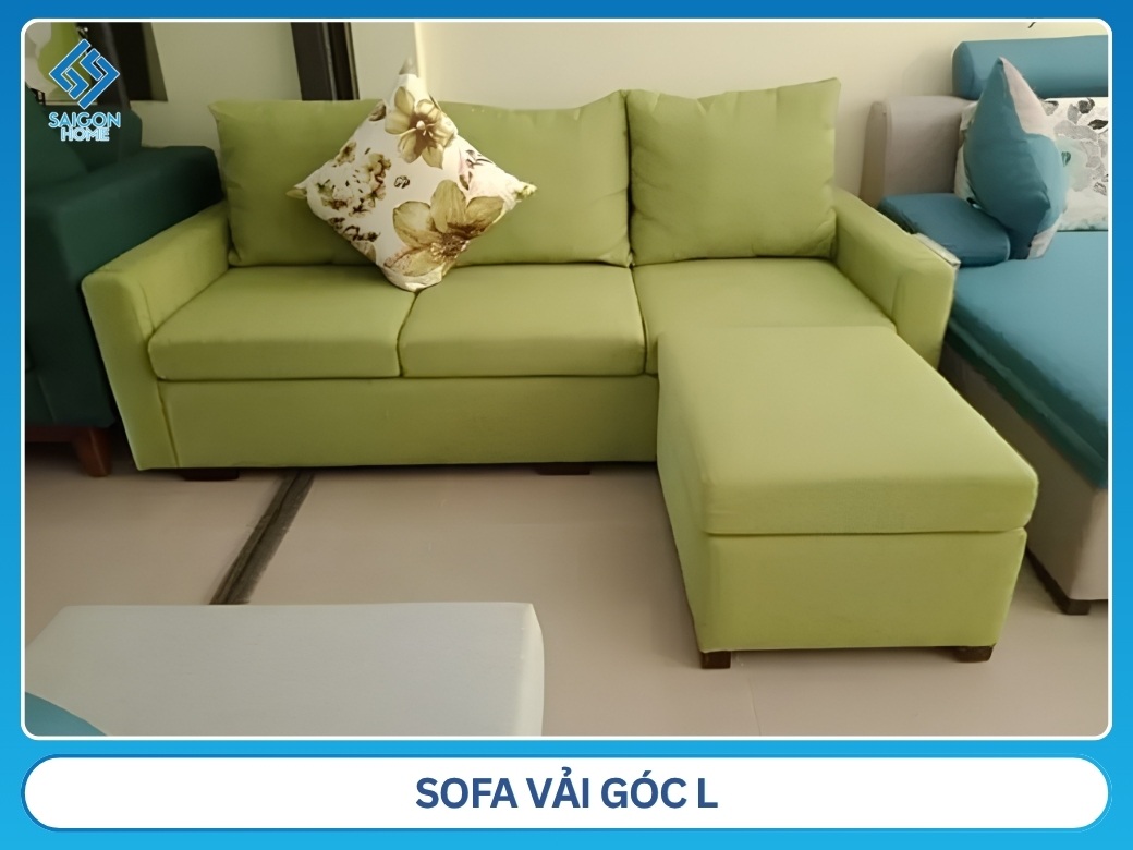 Sofa vải góc L